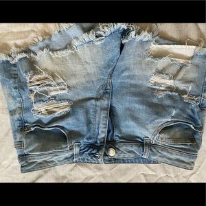 American eagle denim shorts